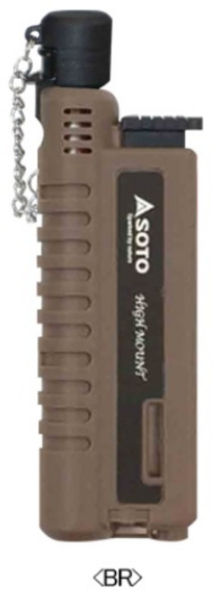 [SOTO] 소토 ST-480 (슬라이드 가스 토치) 브라운/실버, 신형브라운, 1개