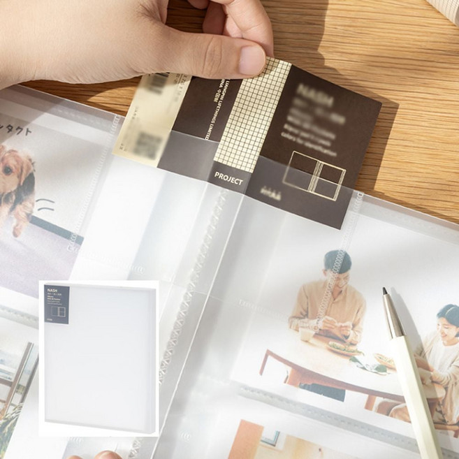 포트북 포켓앨범 티켓 커플사진첩 .5x12cm 스토리 프리미엄 샵