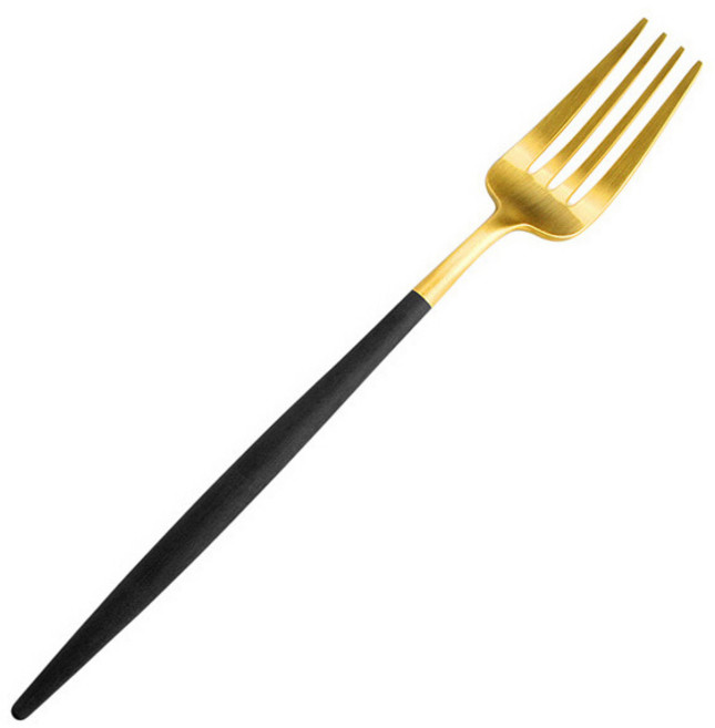 큐티폴 고아 디너포크, 블랙골드, 1개