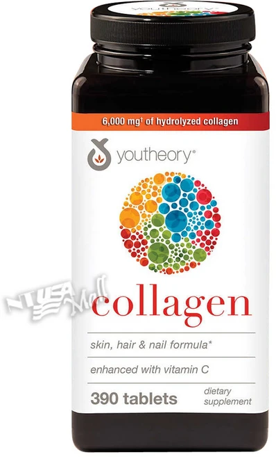 Youtheory Collagen 유씨어리 콜라겐 비타민C 390정, 1개 - 쿠팡