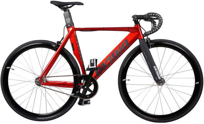 언노운 싱귤러리티2 SE 픽시 자전거 완조립 풀카본 포크, XS, 화이트/블랙, 1개, 550cm