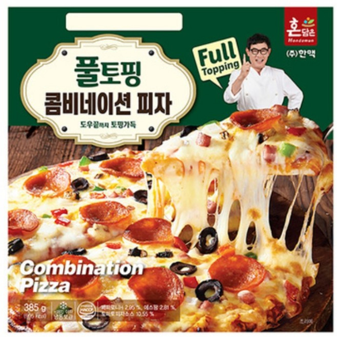 [한맥식품] 이경규의 풀토핑 피자 2종 / 불고기 콤비네이션, 12개, 385g