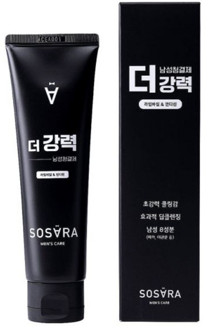 [국가대표 공식 후원 청결제] 소사라 더 강력 쿨링 남성 청결제 항문 사타구니 고환 가려움 세정제 100ml, 1개