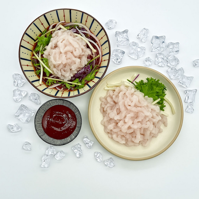 횟집 그대로! 국내산 물가자미 세꼬시 풀세트, 풀세트 x1세트, 1개