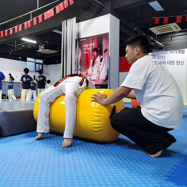 덤블링원통 백플립 에어쿠션 기계체조 백덤블링 훈련 튜브 연습 보조기구