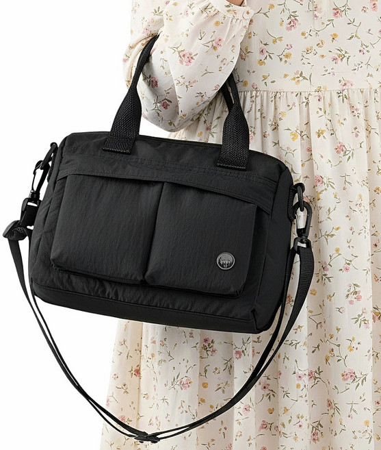 듀엘라 나일론 가벼운 여성 크로스백 경량 방수 캐주얼 여행 여자 데일리 크로스