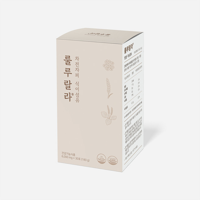 룰루랄라 차전자피 미세과립 식이섬유 1박스(30회분) 1포 6g 쾌변 배변개선, 1박스