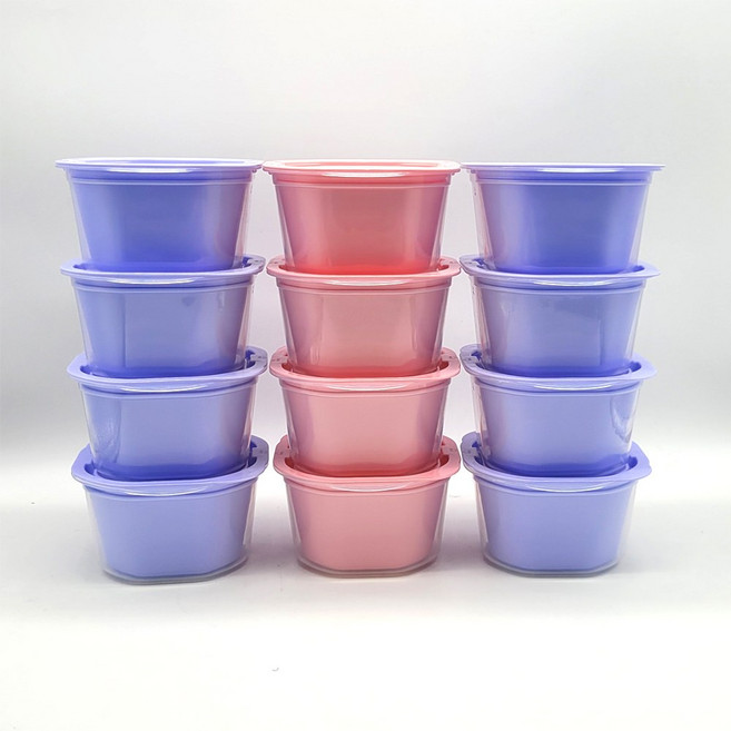 에코센스 컵밥 냉동밥 전자레인지용 소분용기 A세트 채반형 12P, 1세트, 12개