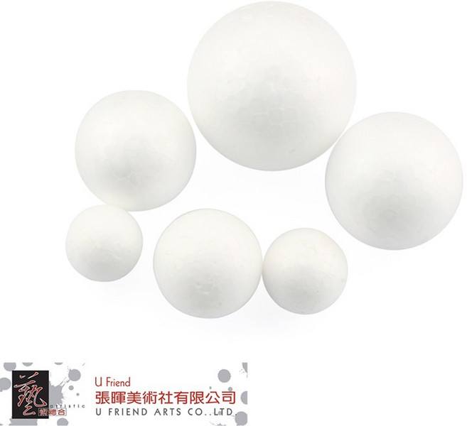 U Friend 設計模型材料 高密度保麗龍球/泡沫球(12cm 20cm), 1個, 20cm ( 空心 )