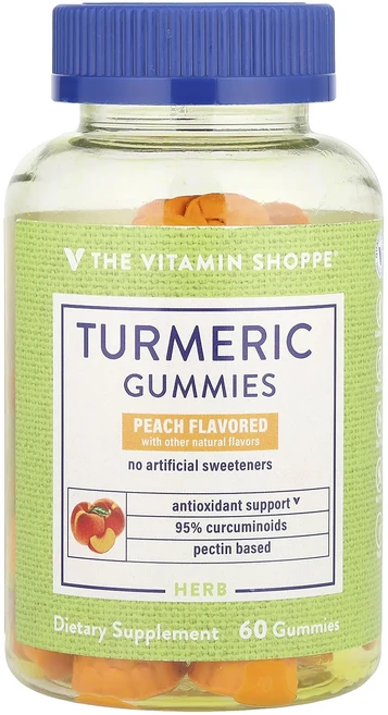 새해 첫좋은선물 The Vitamin Shoppe 강황 구미젤리 복숭아 구미젤리 60개 제대로 할인합니다, TheVitaminShoppe강황구미젤리복숭아구미젤리6, 1 - 쿠팡