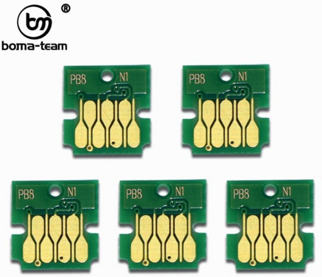 T6716 유지 보수 상자 칩 엡손 호환 WF-C529R C579R M5299 C5710 ET-8700 프린터 폐기물 잉크 탱크, 없음, 5) 50Pcs