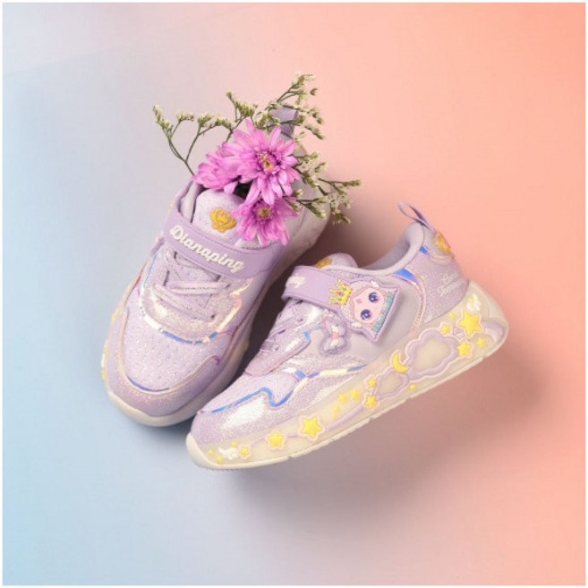 [웨버] 캐치티니핑 LED 벨크로 운동화 다이아나핑 (0099134) CLB26303 PL