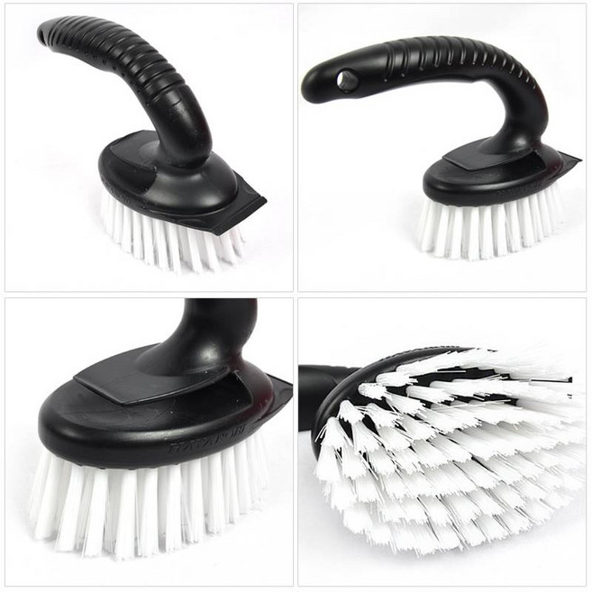 하야로비 HY318 스크레퍼 브러시 청소 솔 세척 미화 피싱 솔 밑밥통청소 세척 브러쉬, 1개, HY318(검정)