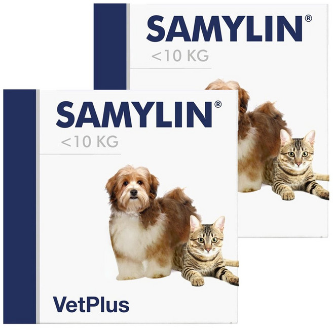 벳플러스 새밀린 강야지 고양이 겸용 간 영양제 분말형 30개입, 심장/간, 2개