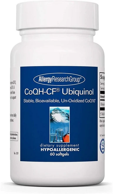 Allergy Research Group 코QH-CF 유비퀴놀 소프트젤, 60정, 1개 - 쿠팡