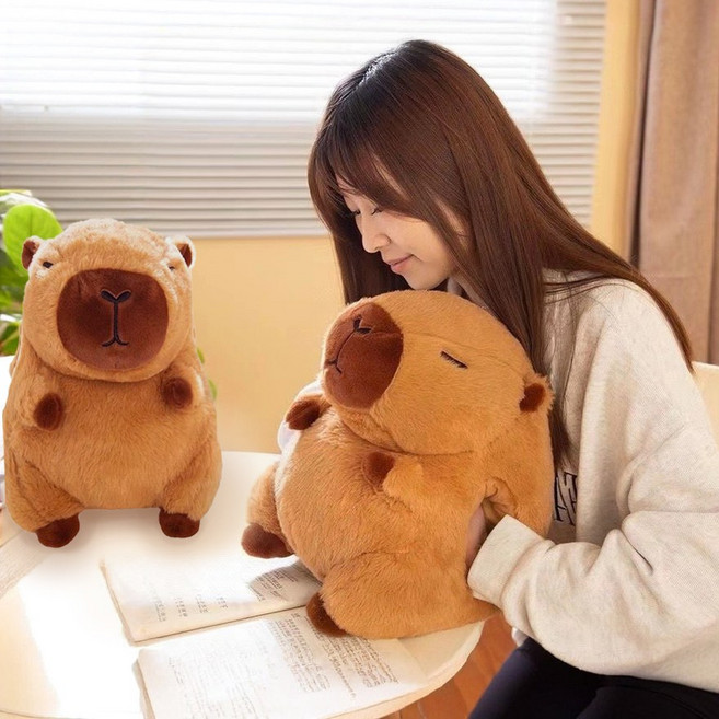 샤샤벨 카피바라 인형 핸드워머 겨울 생일 선물 추천 모찌 인형쿠션