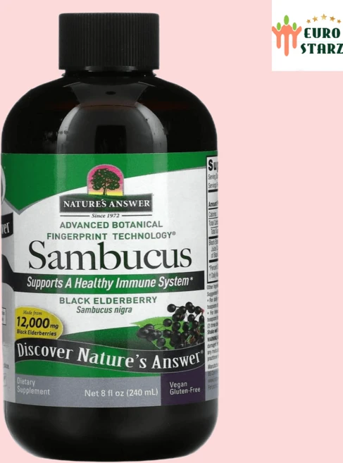 Nature's Answer Sambucus Black Elderberry 240ml, 1개 - 쿠팡