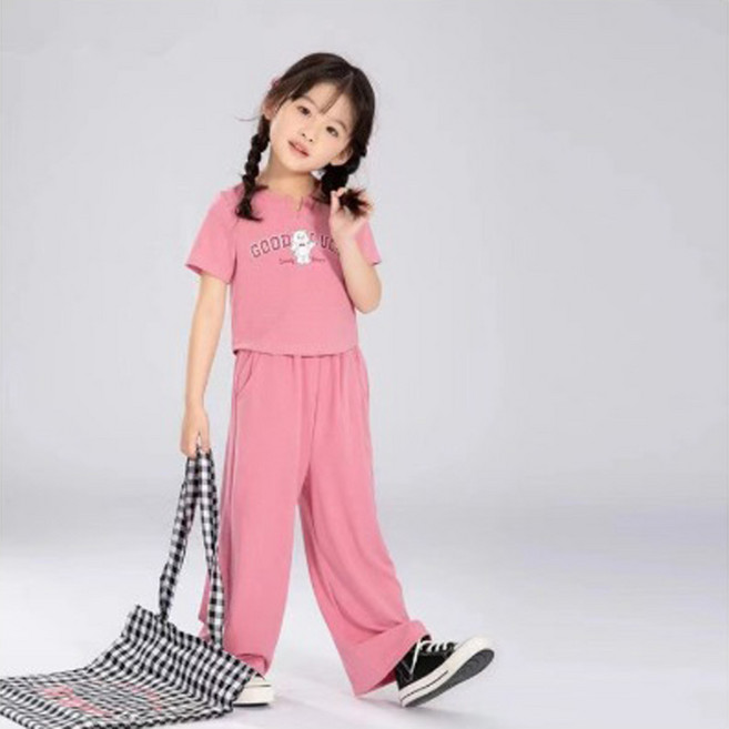 재한 초등학생 캐주얼 반팔티 바지 상하의세트 [2648]
