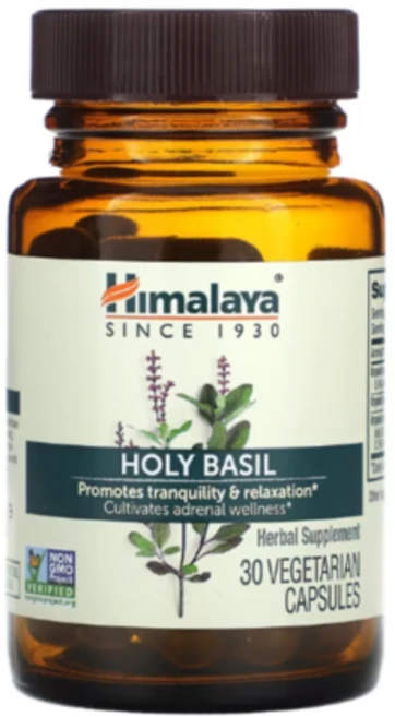 히말라야 홀리 바질 추출물 30 베지 캡슐 (15일분), 1개, 30정 - 쿠팡