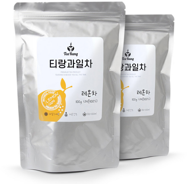 티랑 건조레몬 (원형), 2개, 100g, 1개입