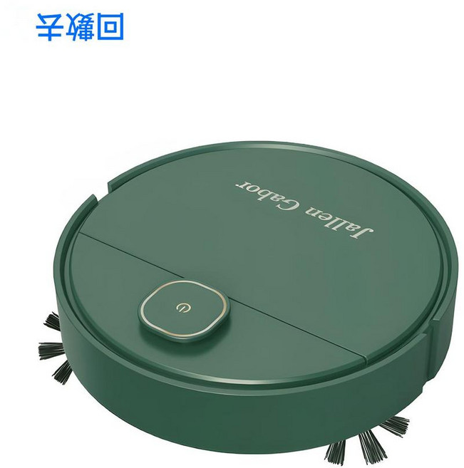 Jallen Gabor 掃地機器人三合一吸拖清潔一體機, 軍綠色, 如圖