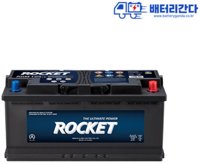 무료출장교체자동차배터리 AGM 80 올뉴투싼 싼타페 쏘나타 그랜저IG GV70 스타리아 스포티지 K5 K7 임팔라 올란도 벤츠E클래스 골프 등 광진구 성동구, 1개