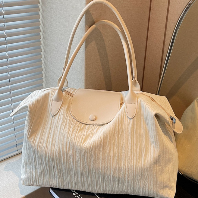 대용량 가방 숨은 자석버튼 숄더 토트형 손쉽게 수납 사계절 출장 여행