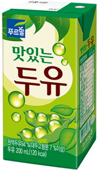 푸르밀 맛있는 두유 200mlx24팩, 200ml, 24개