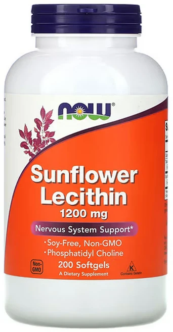 나우푸드 해바라기 레시틴 1 200mg 소프트젤 200정, 1개 - 쿠팡