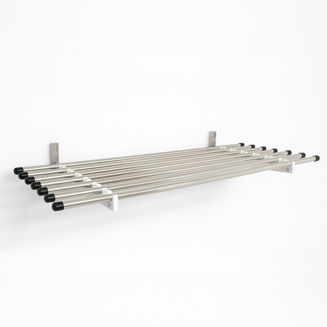 아텍스 시스템 다용도 벽선반 올스테인레스 국내제작, 33cm, 1단, 90cm