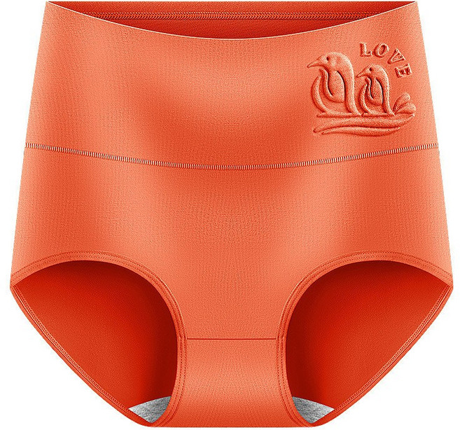 純棉高腰三角內褲 舒適透氣 提臀底褲, 焦糖,XL【110-145】