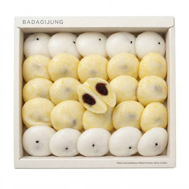 바다기정떡 국내산 햅쌀 잔기지떡 50알 쫀득 말랑한 백미 기정떡 술떡