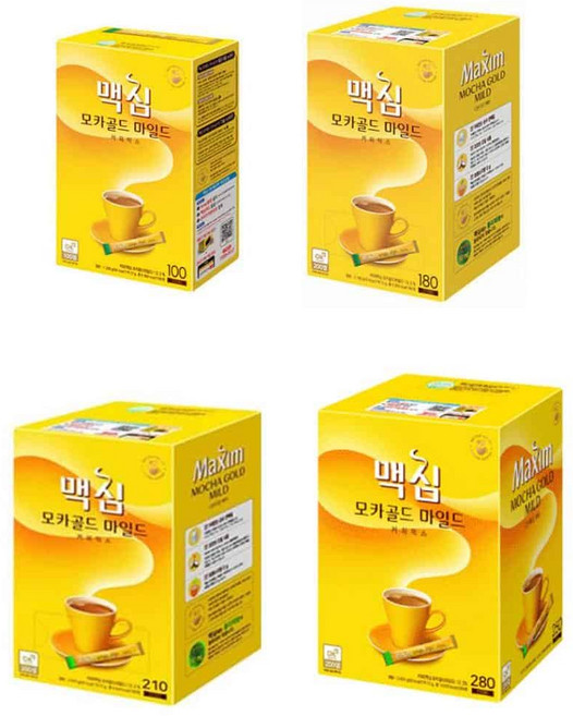 살림냥냥 맥심 모카골드 커피 봉지커피, 1, 맥심모카골드210T, 210, 11.7g