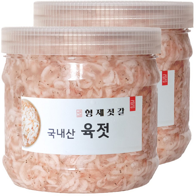강경형제젓갈 국산 육젓 햇육젓 새우젓육젓, 2kg, 1개