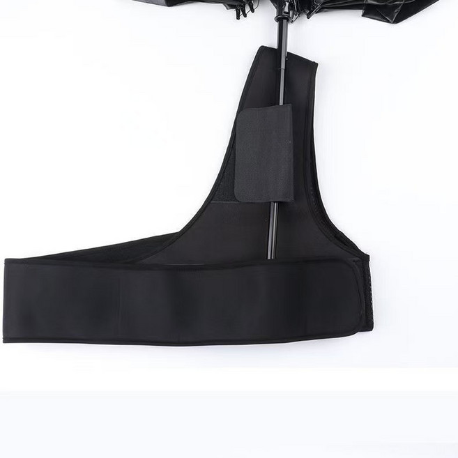 우산어깨고정홀더 두손이자유로운 우산조끼 휴대용 등산 출사 유모차, B.우산고정스트랩 가로폭50cm, 1개