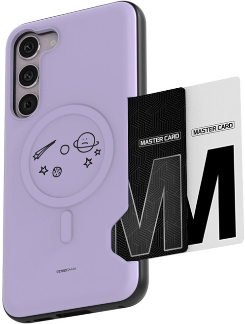 별다섯 자석 맥세이프 카드 케이스 2장 수납 타이니테일즈