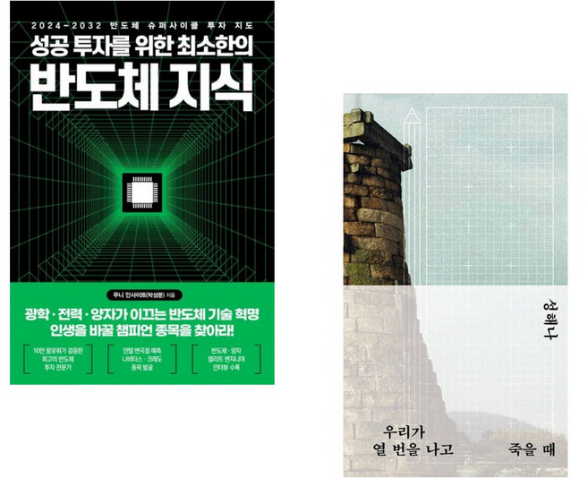 (무니 인사이트) 성공 투자를 위한 최소한의 반도체 지식 + (성해나) 우리가 열 번을 나고 죽을 때 (전2권)