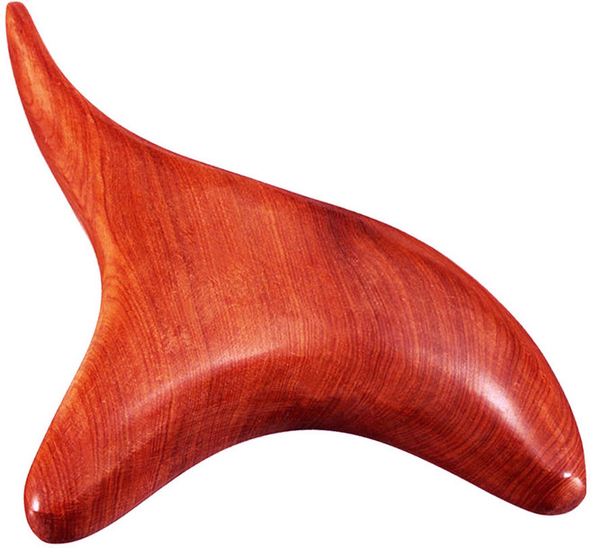 ARUA 아루아 원목 괄사 지압봉 마사지기 경락 마사지 안마기, 원목 괄사 T지압봉, 1개