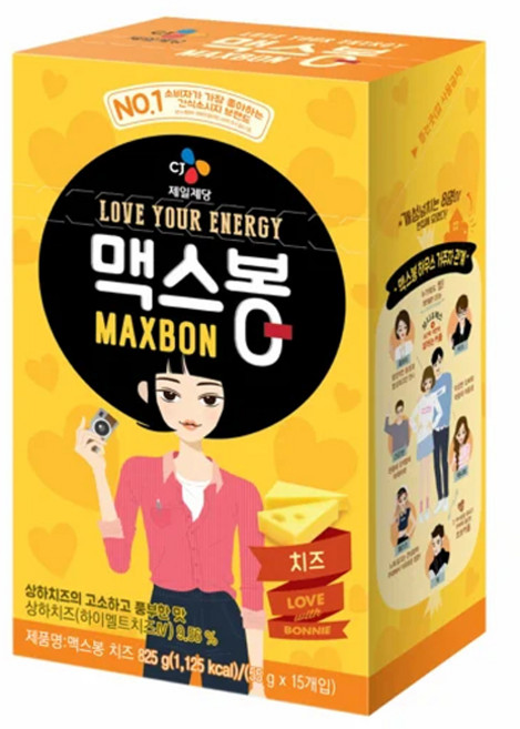 CJ제일제당 맥스봉 치즈, 825g, 1개