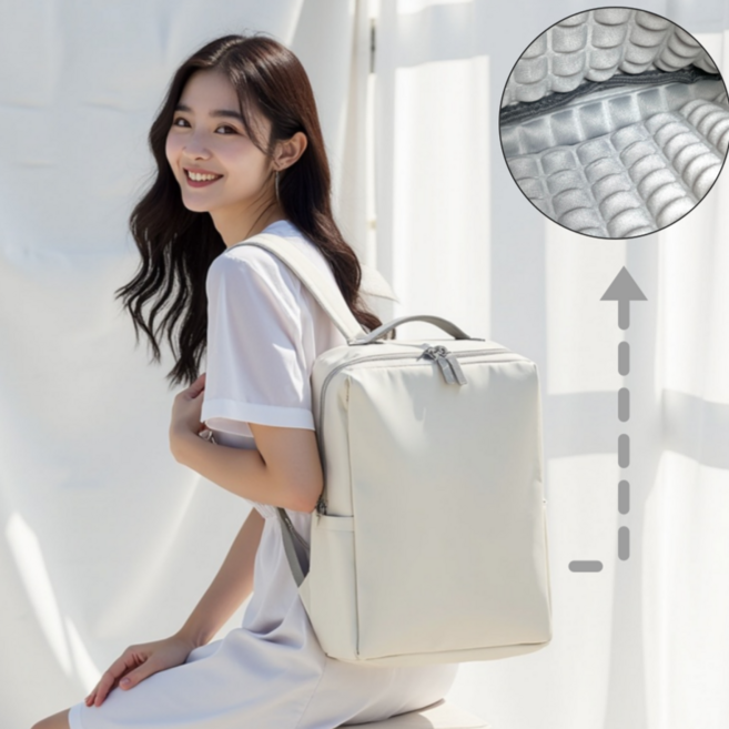 시티슬릭 3D 오라쉴드 전방향 충격보호 여성 노트북 백팩