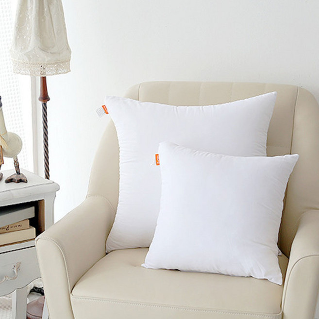 포그니 잠인 국내생산 지퍼형 쿠션솜 40x40 45x45 50x50 60x60, 화이트, 1개