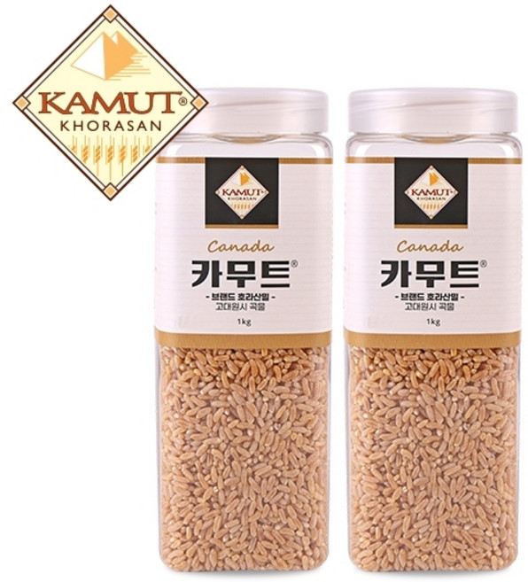 정품 카무트 쌀 고대곡물 기능성쌀, 1kg, 2개