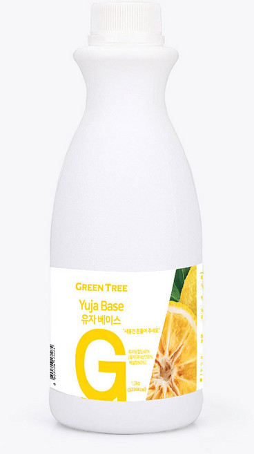 그린트리 유자 에이드 베이스, 1개, 1.2kg