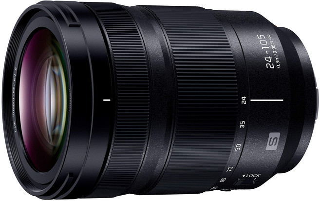 LUMIX S 24-105mm F4 MACRO O.I.S. S-R24105 파나소닉(Panasonic) 표준 줌 렌즈 풀 사이즈, 1개, 상세페이지 참조