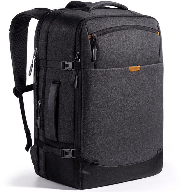 Inateck 38.5-46.2L 확장 가능 여행용 배낭 남녀 공용 기내 반입 비행기 배낭 15.6인치 노트북 수납 생활방수 캐리온 기내용 배낭 위켄더 여행용