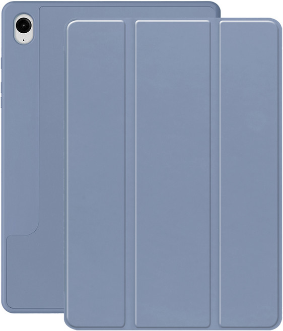 갤럭시탭A11+ 플러스(SM-X230/236) 11인치 호환 TPU 스마트 북커버 케이스 A9+(SM-X210/216) 공용, 라벤더, 1개