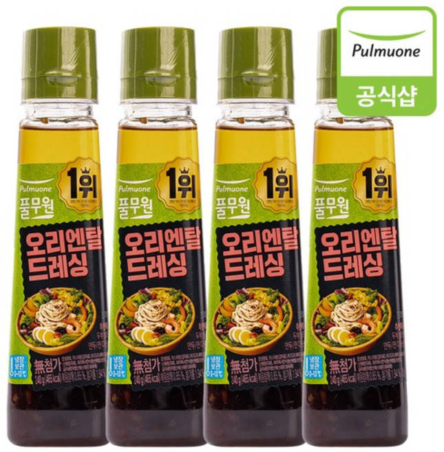 풀무원 오리엔탈드레싱 240g, 4개