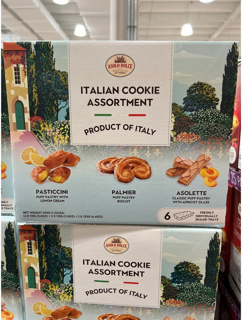 [코스트코]이탈리안 쿠키 어쏘드먼드 3종 690g, 1개