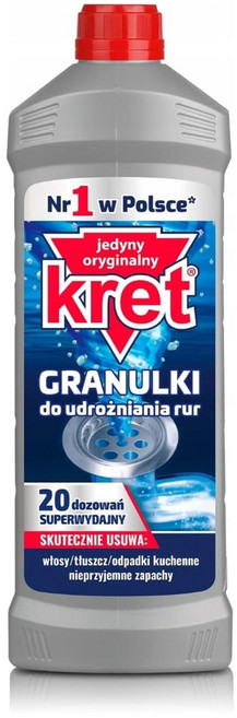 KRET 변기 세면대 싱크대 하수구 뚫는 액체 용액 800g