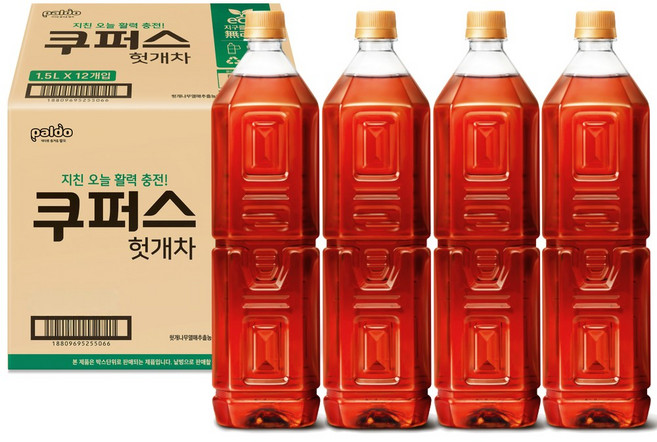 팔도 쿠퍼스 헛개차 1.5L, 12개